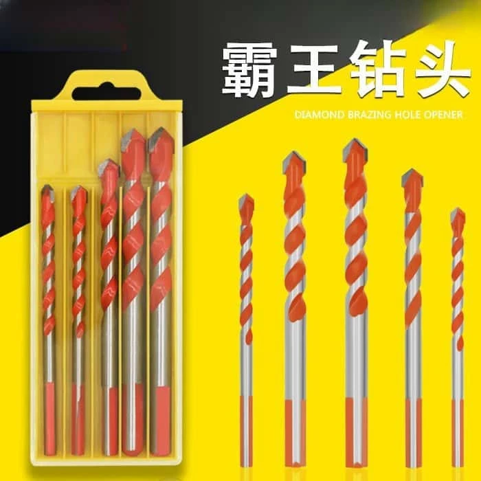 多功能硬质合金霸王钻瓷砖开孔钻头墙壁打眼钻孔适用多种场景