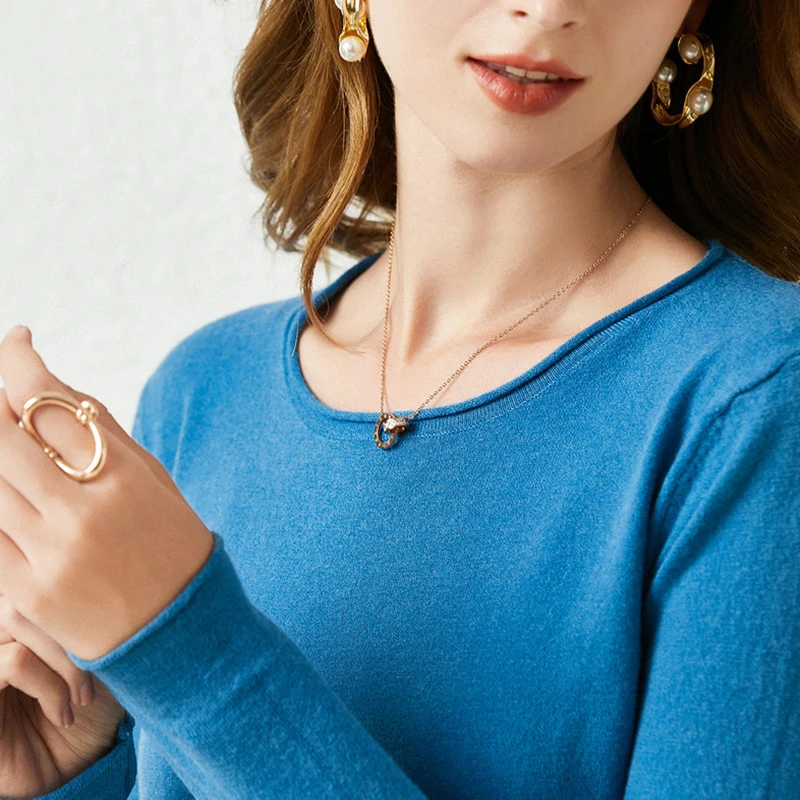 半高领冬季打底衫小众设计感长袖打底衫女韩版洋气显瘦百搭