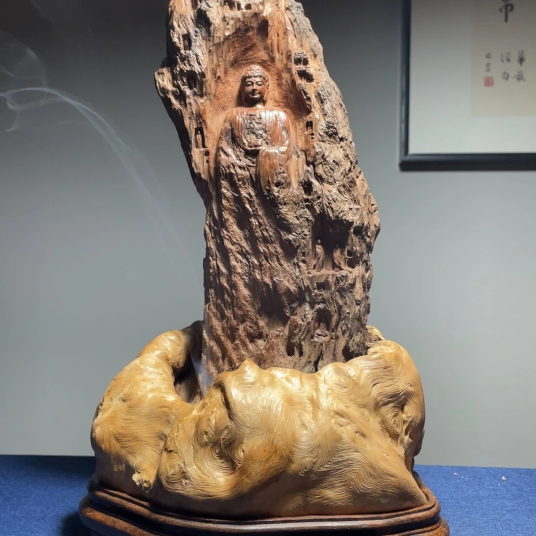 木秋*荔枝木香炉工艺品