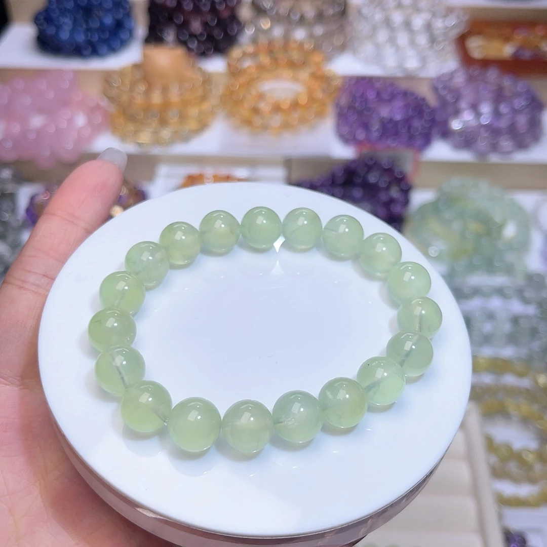 水晶手串未镶嵌云***天然水晶10mm