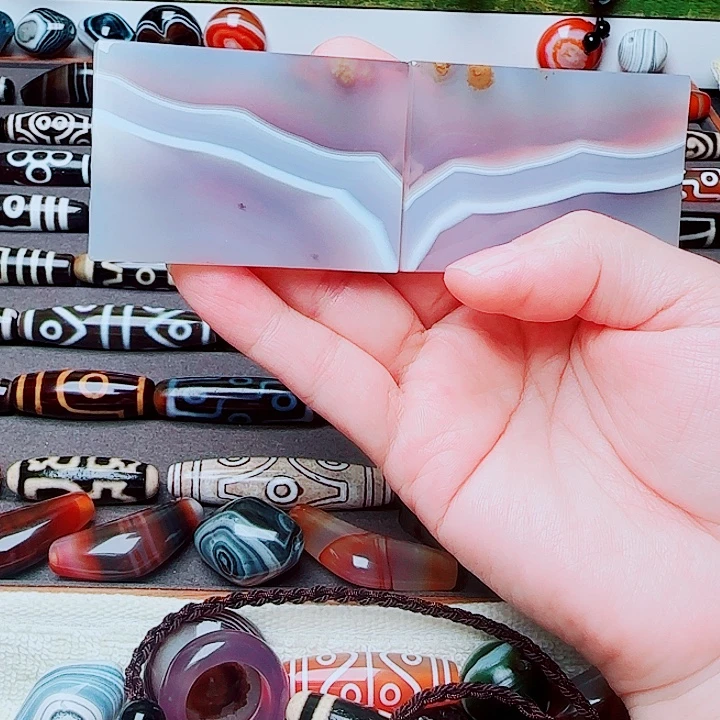 玛瑙/玉髓合金珠宝半成品