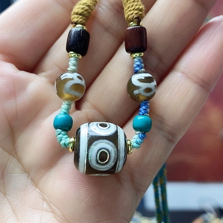 玛瑙/玉髓颈饰合金