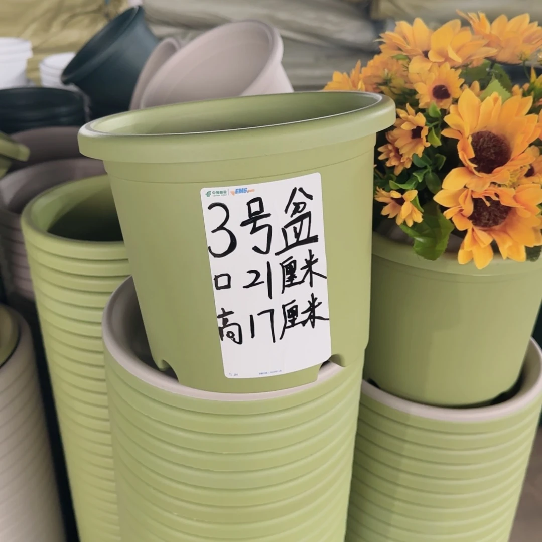 塑料四季3号5个带拖颜色看备注