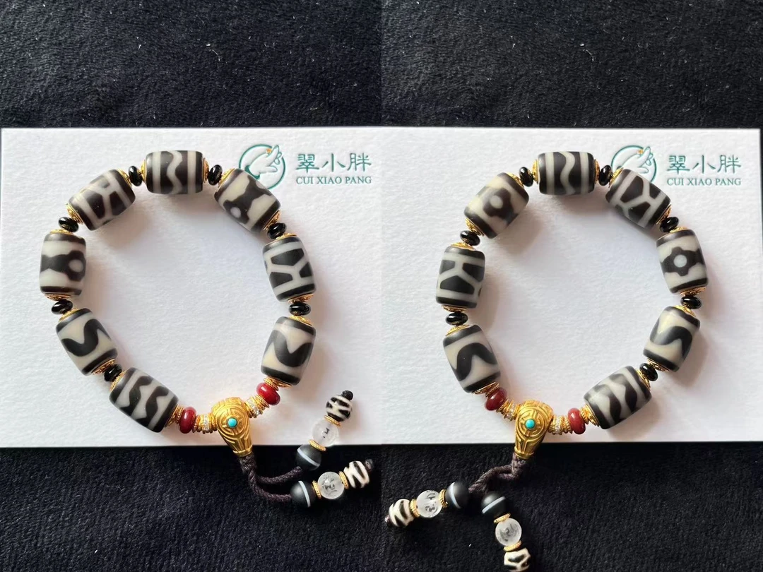 翠小胖二号店  八方来坛城三水纹珠珠手串25 多样性发1