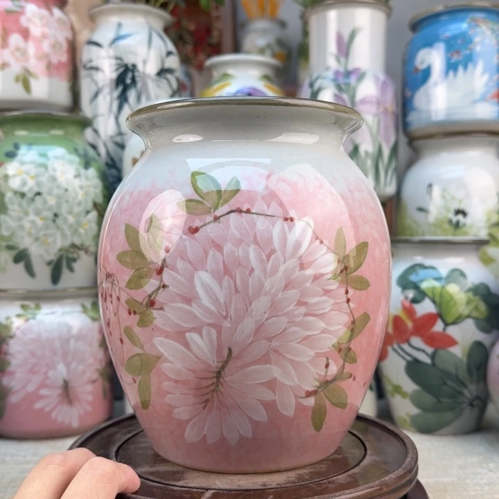 景德镇陶瓷花手绘釉下彩