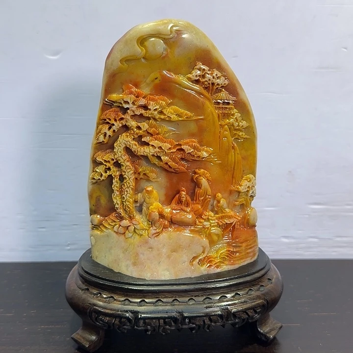 用***6寿山石寿山石摆件精品