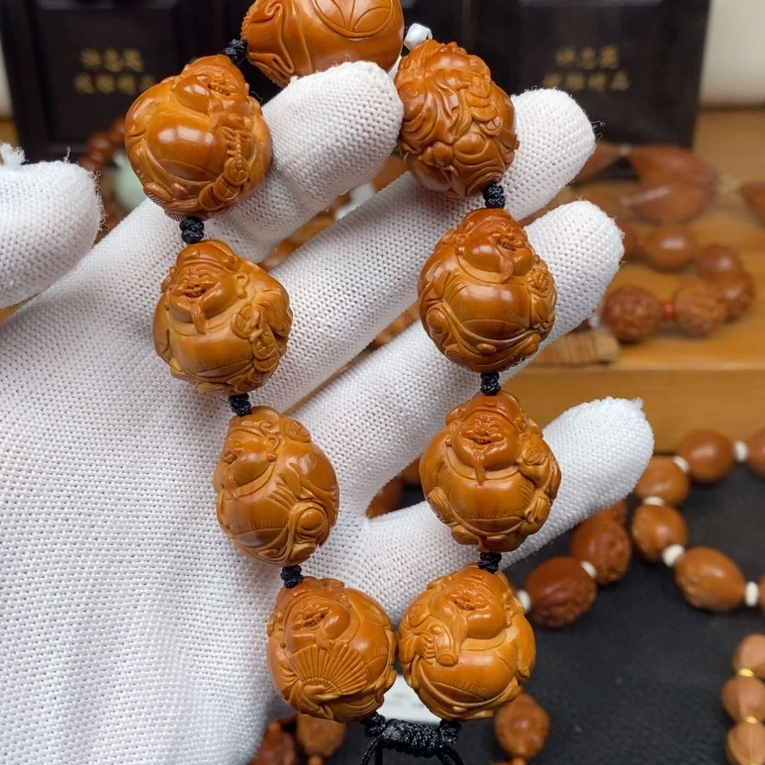 手串橄榄核一青老师八方来财