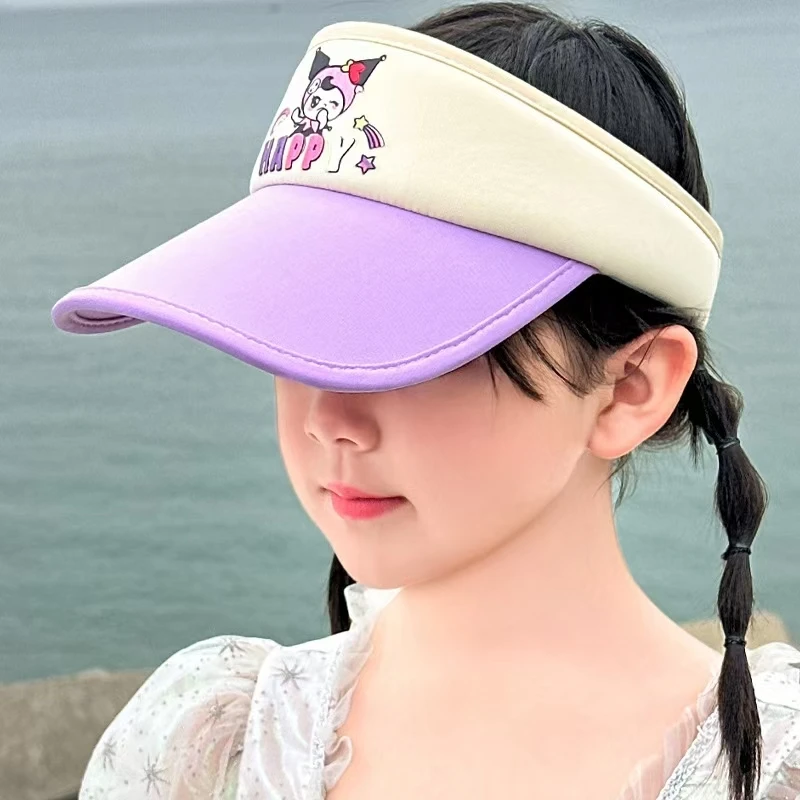 儿童卡通夏季户外空顶遮阳帽