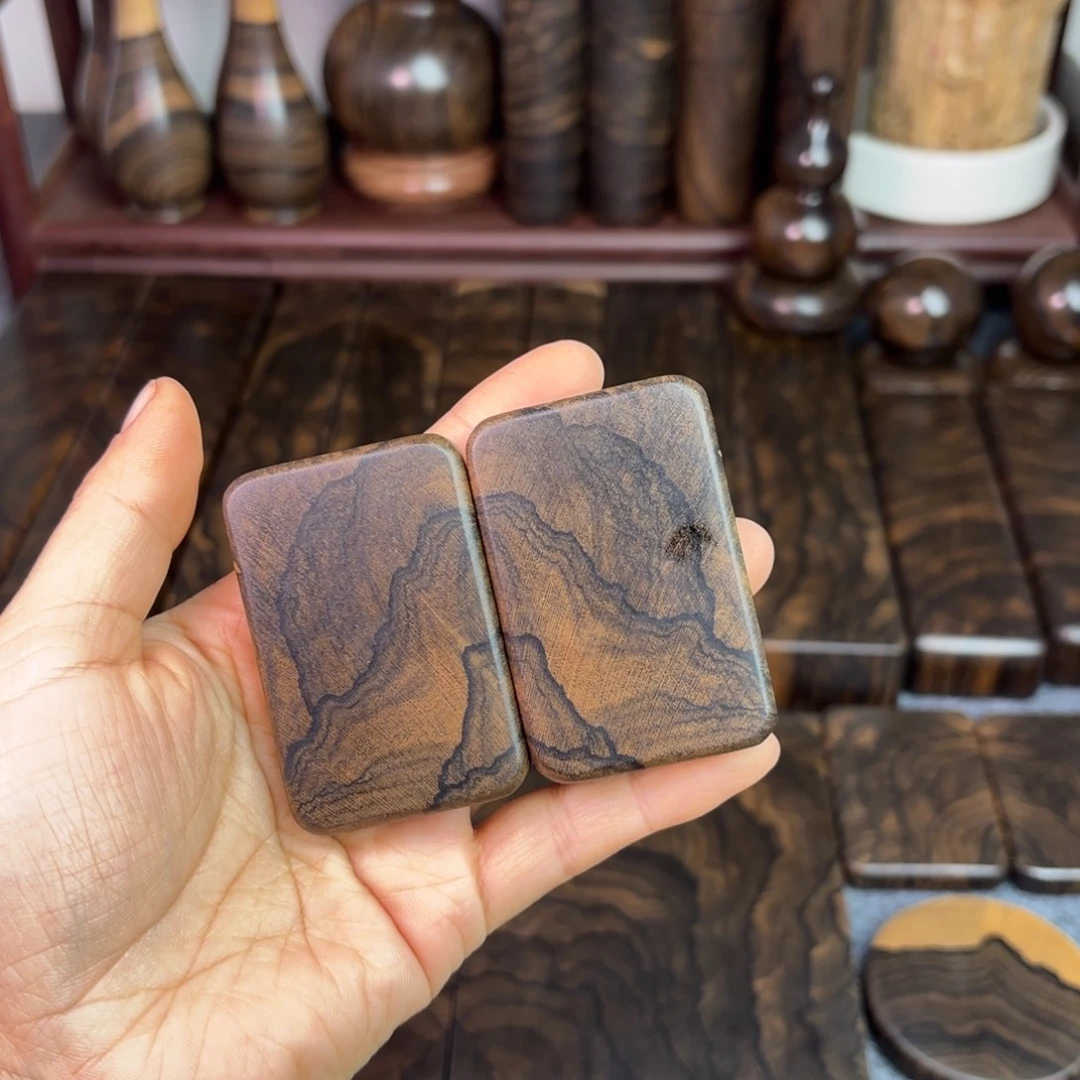 破布木（黑柿木）6*4*1一对