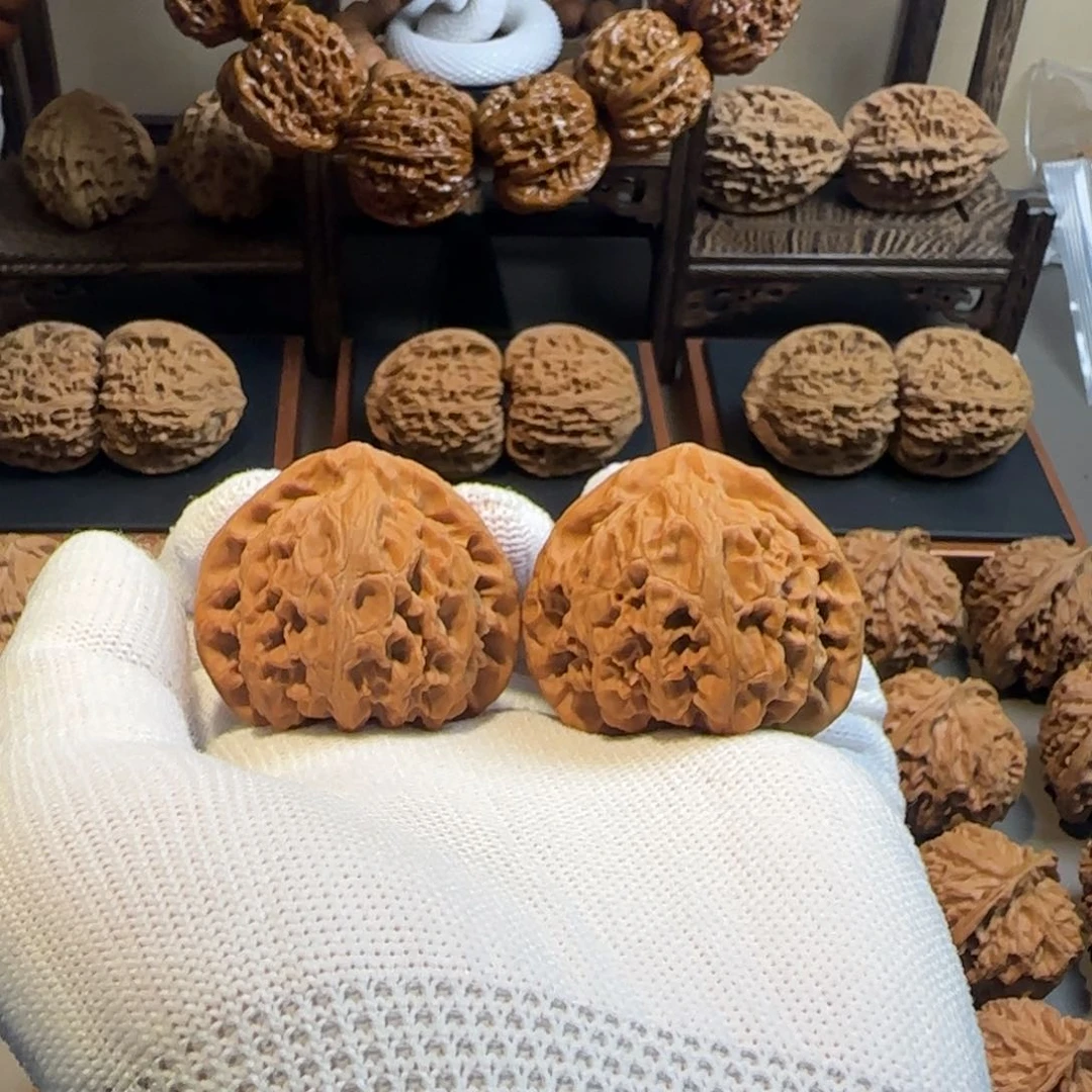 文玩核桃把件44尺全品宫灯