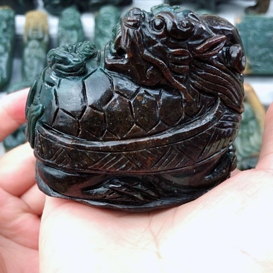 岫岩河磨玉（透闪石质玉）未镶嵌把件