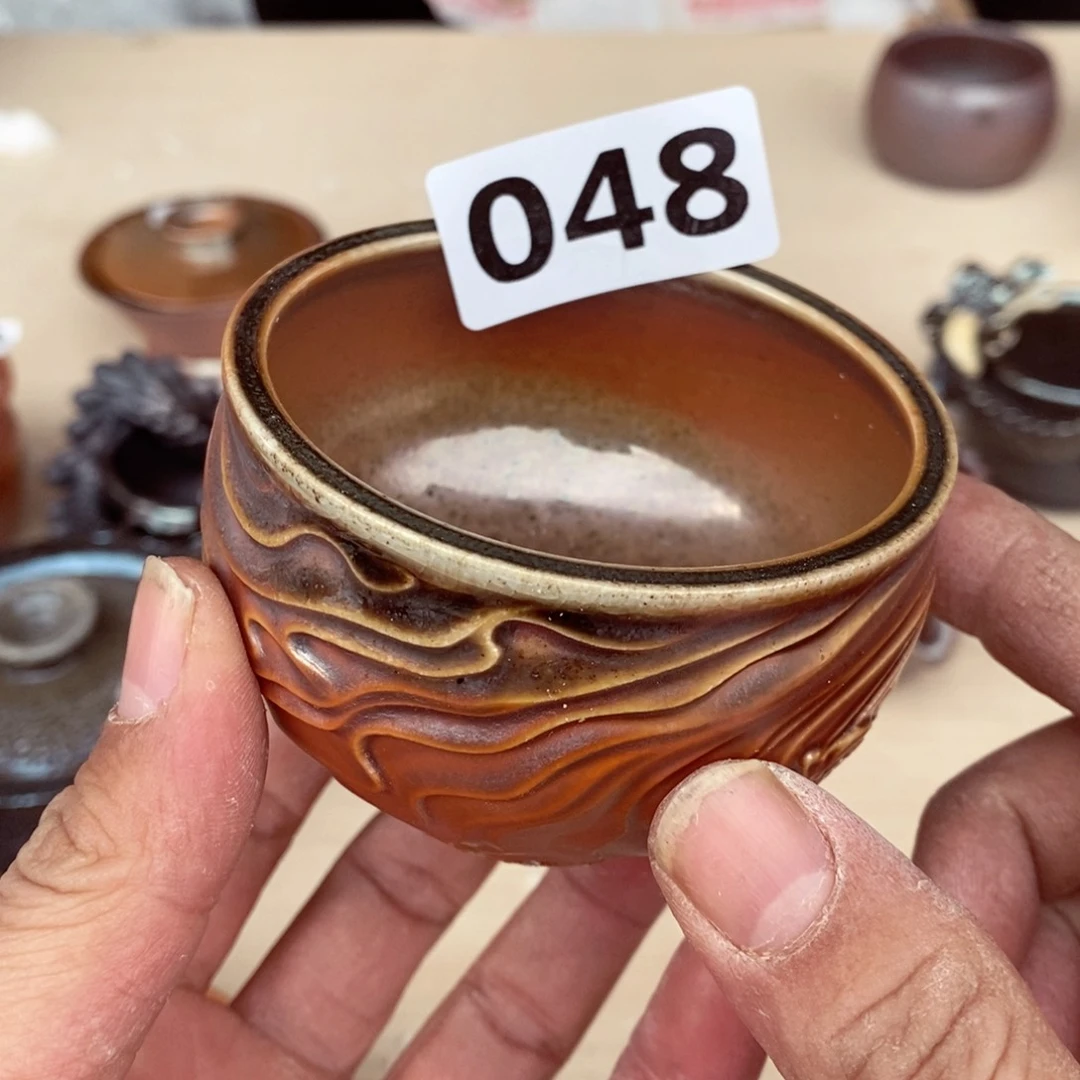 柴烧茶具陶瓷杯子