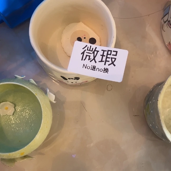 妖***T摆件不退不换卡通手绘
