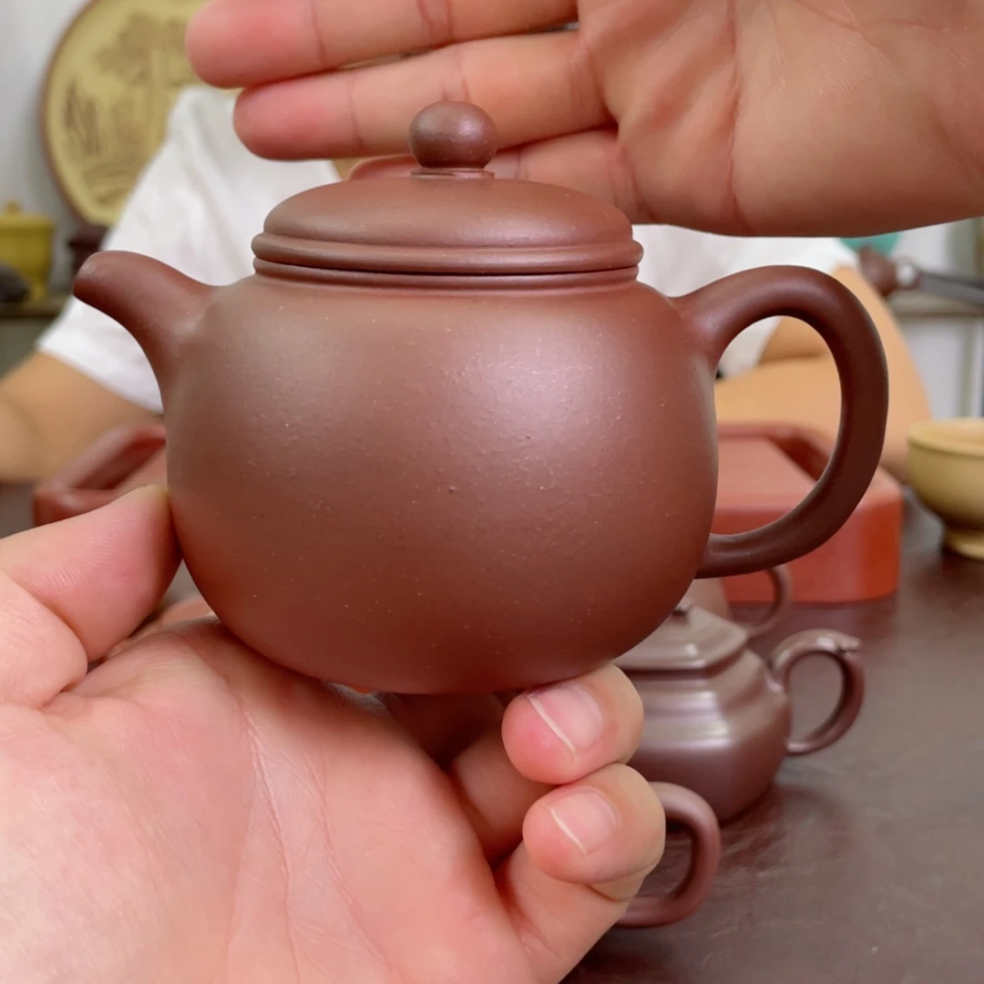 茶壶紫砂袍尊 底槽清