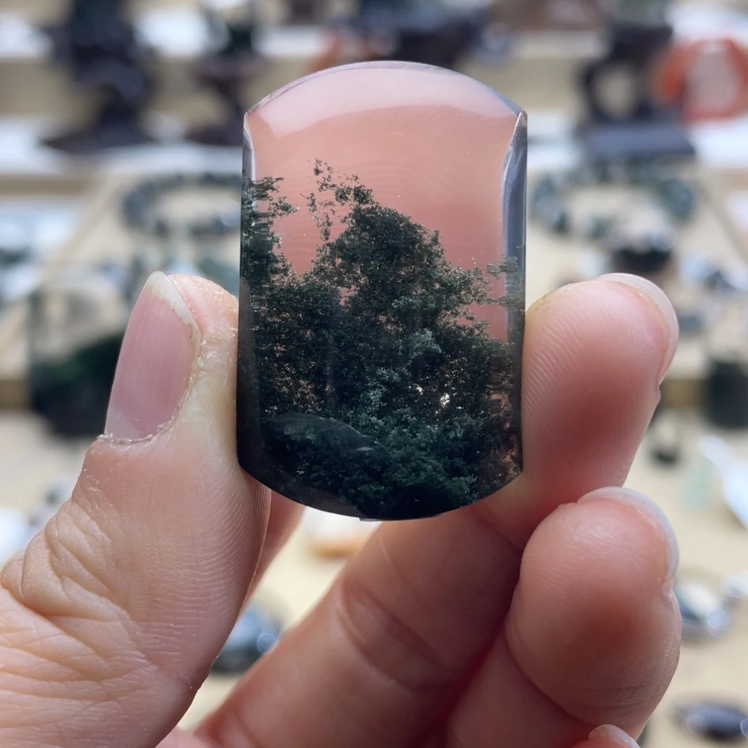 水晶颈饰未镶嵌绿幽灵聚宝盆无事牌