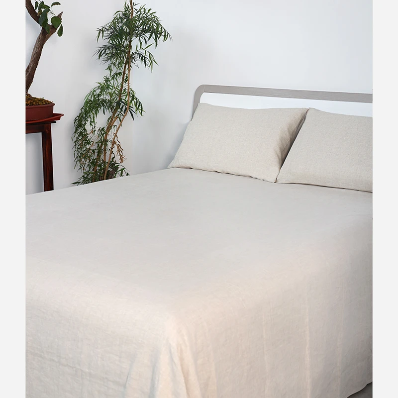 【100%汉麻双人床单】汉麻黑金雨露麻100%汉麻床单高克重