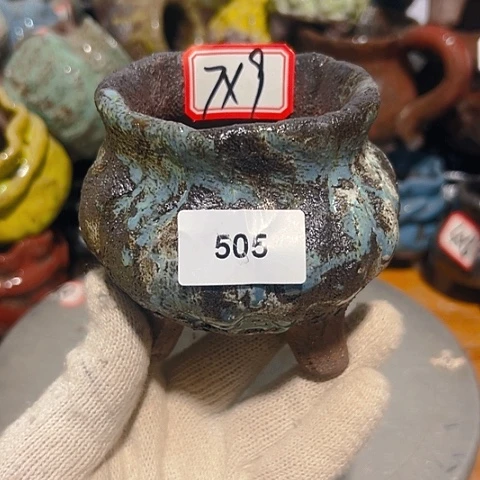 粗陶花盆手工花盆制作