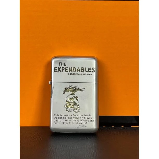 790佐罗白镍敢死队煤油打火机（需自行配油）