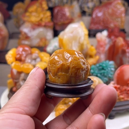 寿山石印石非常感谢好看