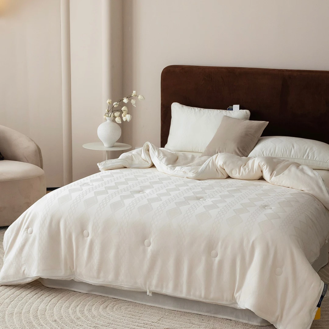 觅森【尤美】保暖轻奢51大豆子母被二合一被子被芯冬被春秋被夏被