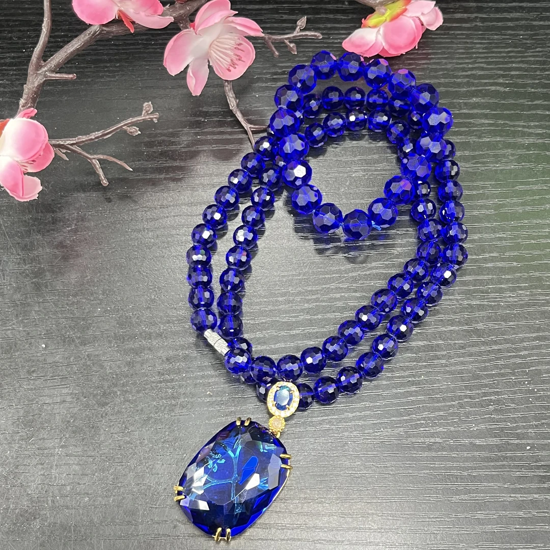 项链 典藏品 蓝色简约时尚高端款