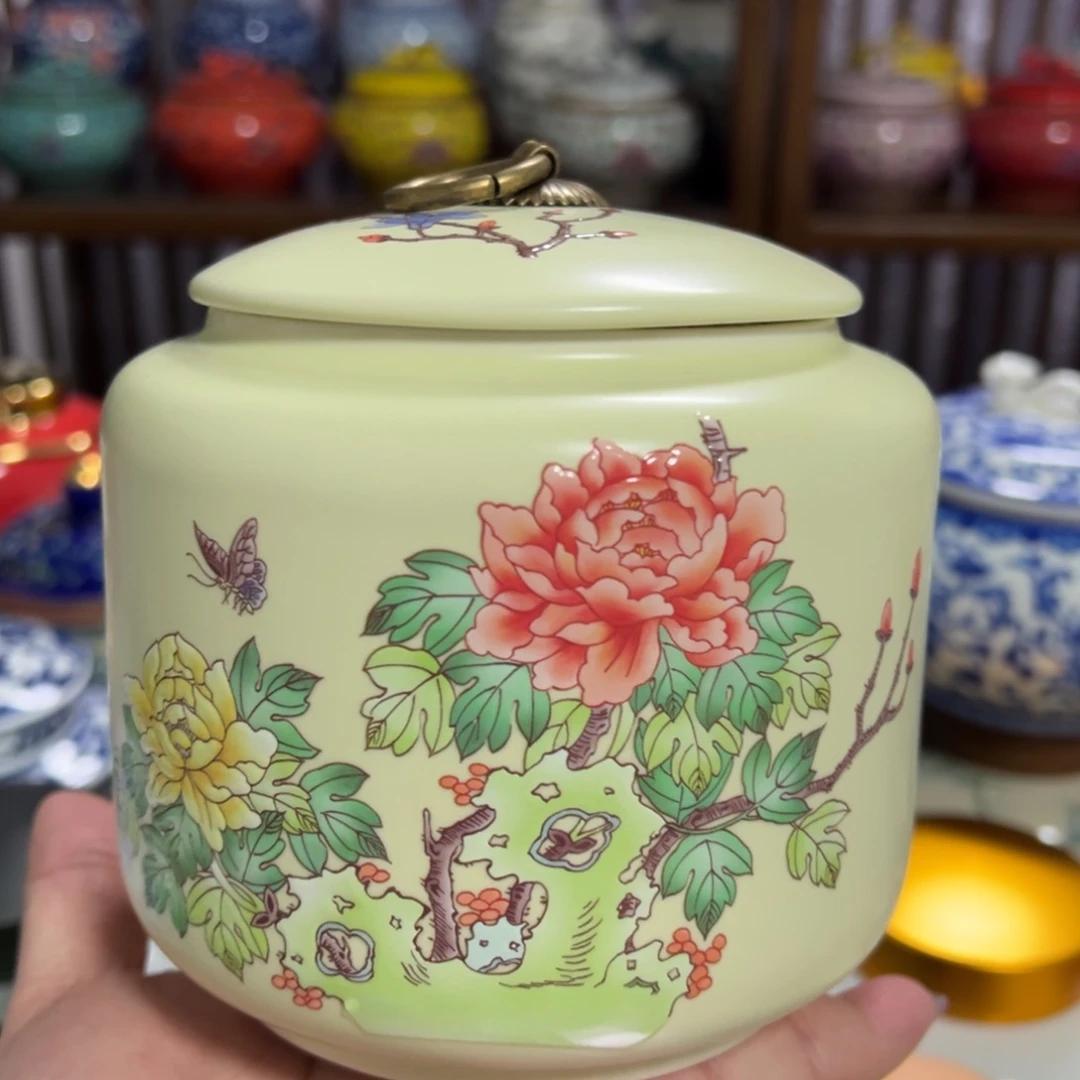 陶瓷密封罐茶叶罐