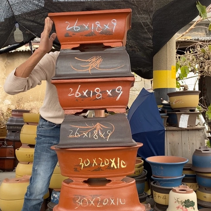 紫砂花盆紫砂特价包邮新款