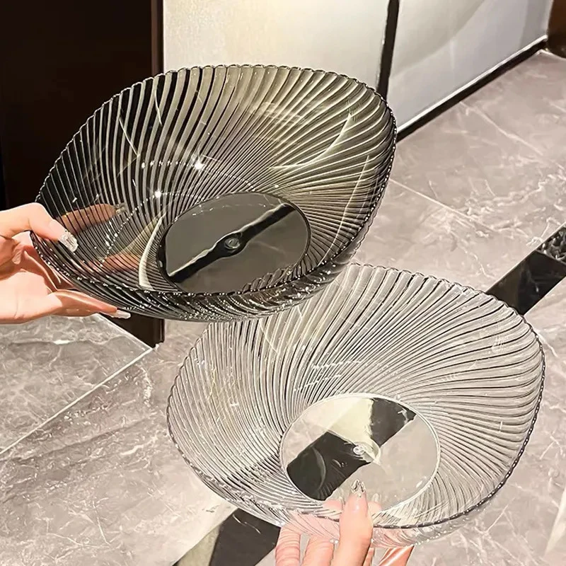 抖音热销款轻奢水果盘客厅家用茶几果盘高档轻奢前台糖果 盘零食