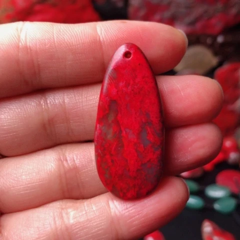 昌化鸡血石昌化鸡血石挂件