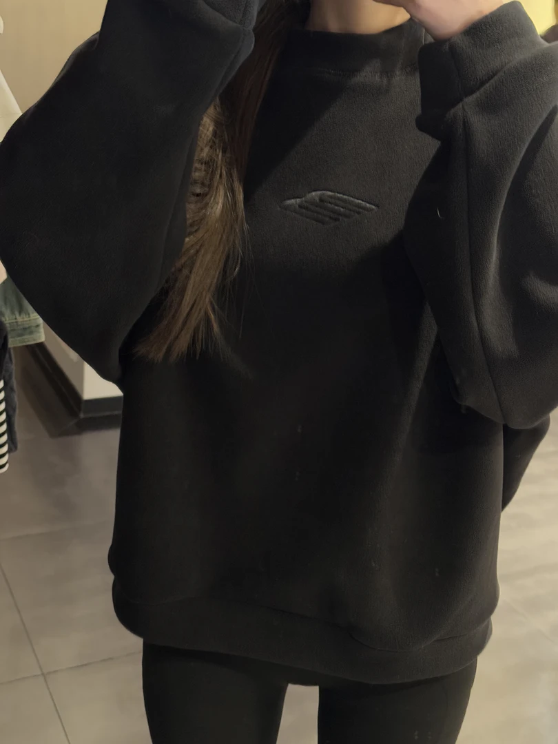 某巴家加厚摇粒绒3b卫衣男女同款 中性款