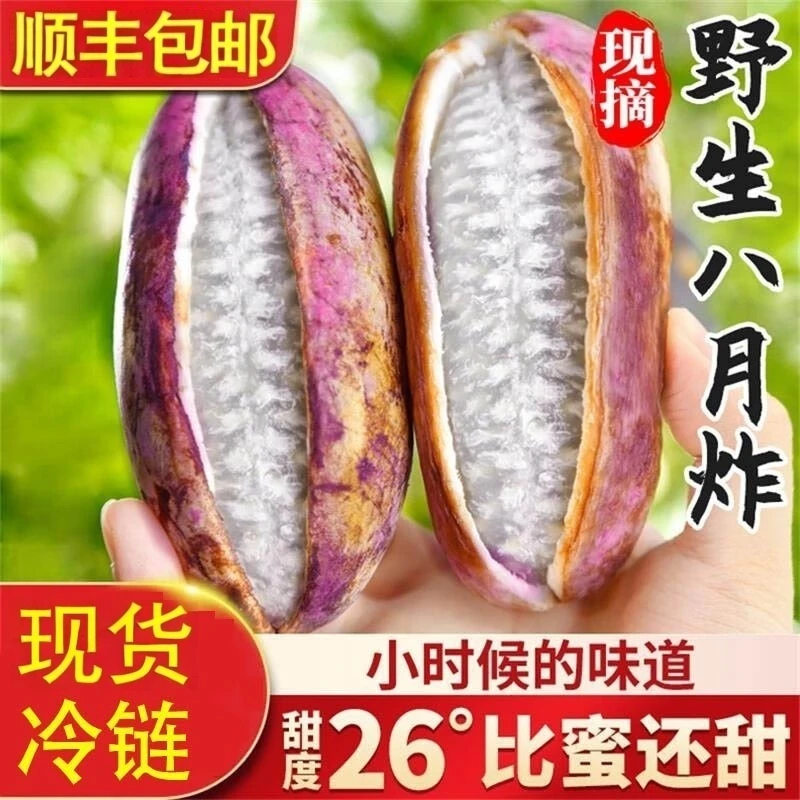 现货顺丰贵州野生八月瓜新鲜现摘软糯香甜当季水果网红九月八月炸