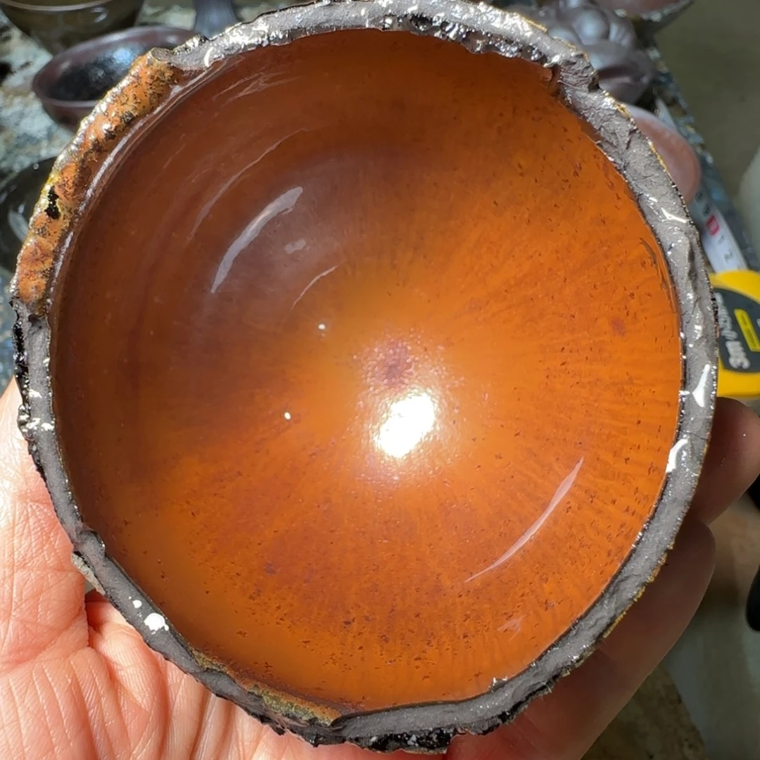 竹***计柴烧建盏茶盏茶杯929