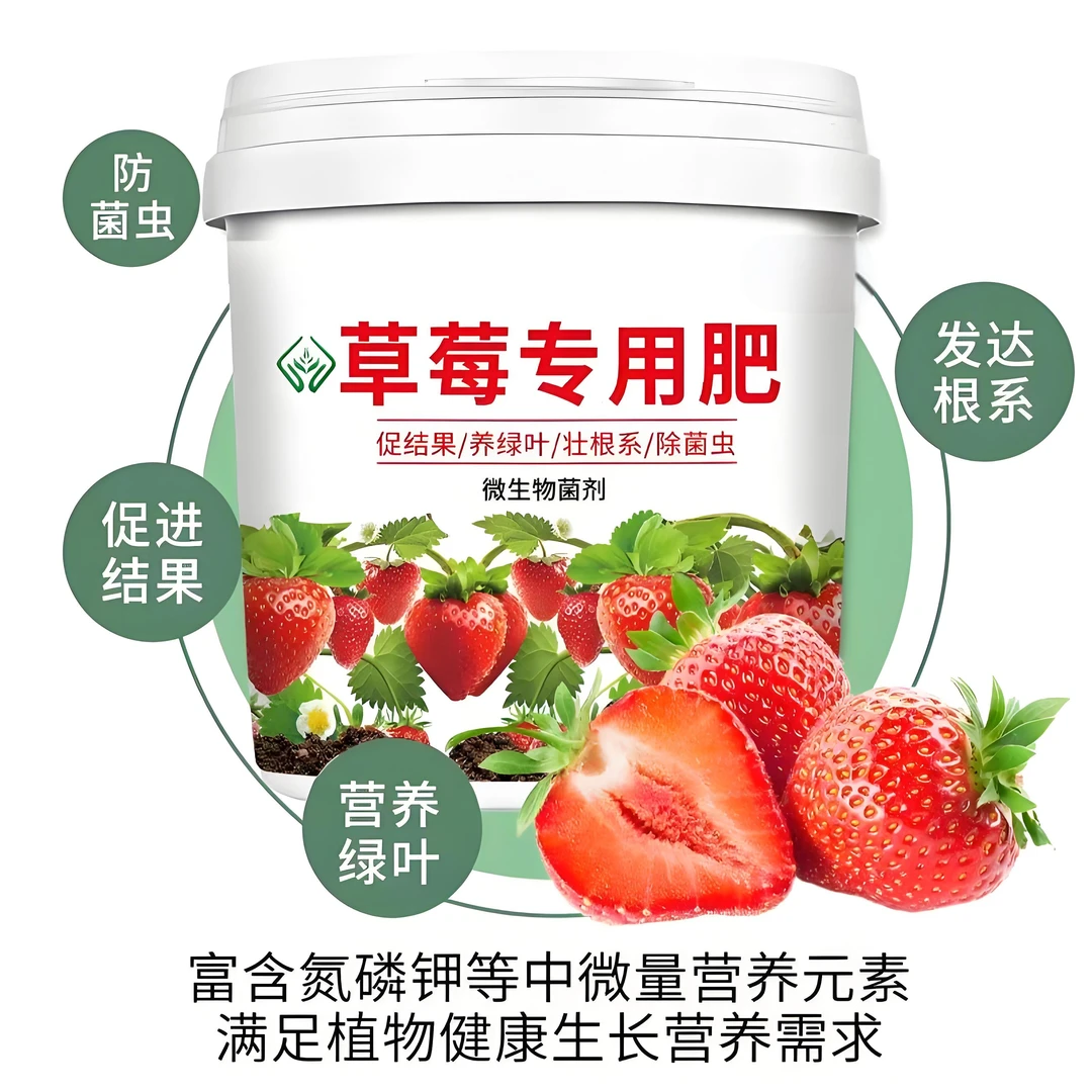 草莓专用肥有机肥通用型颗粒有机绿植花苗缓释盆栽家用原装正品