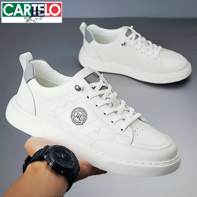 卡帝乐鳄鱼小白鞋子男士休闲板鞋2025秋季新款厚底百搭运动鞋男鞋