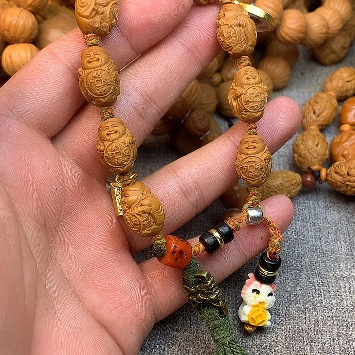 抱***糖手串/手链橄榄核精品橄榄核手串