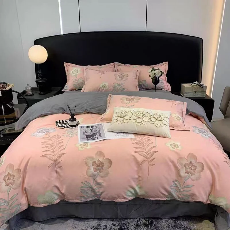 舒适贴身透气四件套--花梦思语