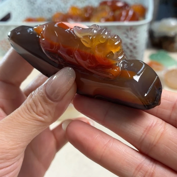 玛瑙/玉髓未镶嵌吊坠(不含链)