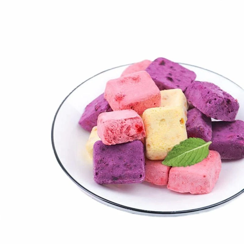 草莓果粒酸奶块100g