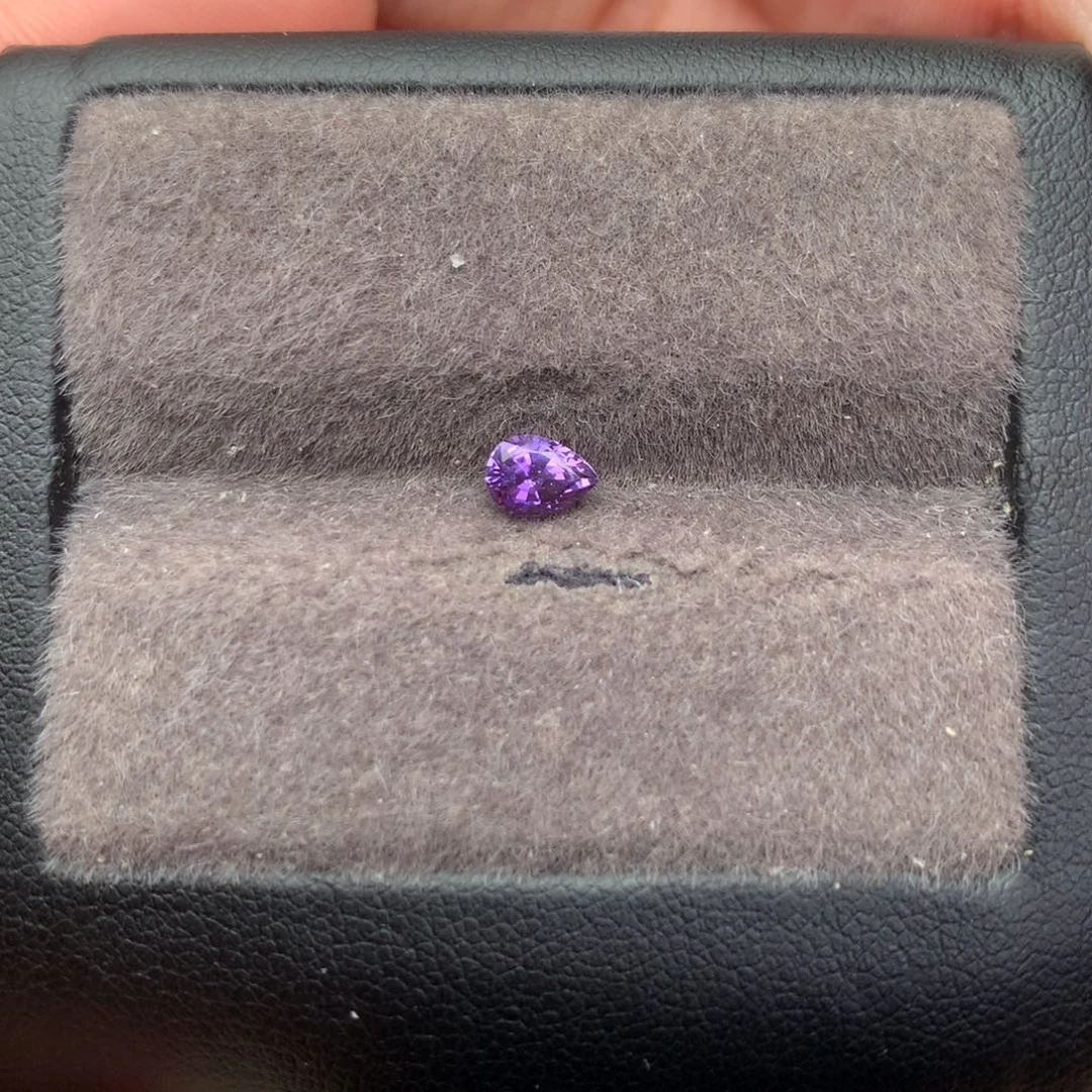裸石蓝宝石0.495ct紫色蓝宝石