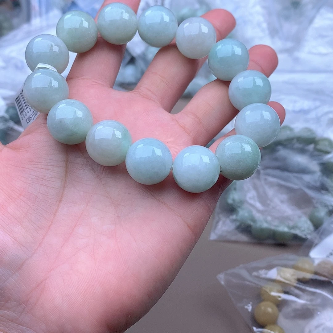 未镶嵌手串定制翡翠