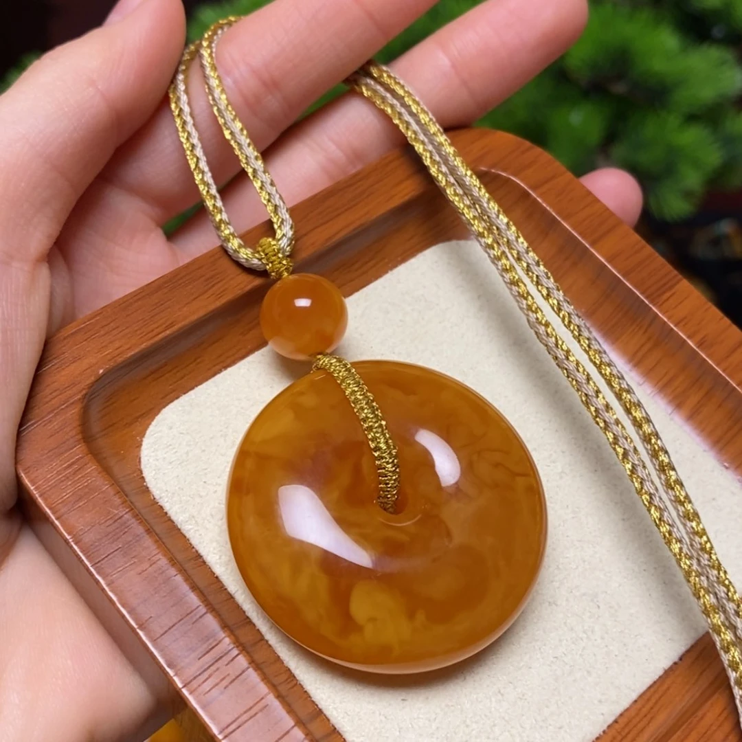 【闪购商品】蜜蜡颈饰未镶嵌项链