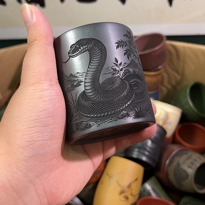 茶杯紫砂全手工紫砂主人杯