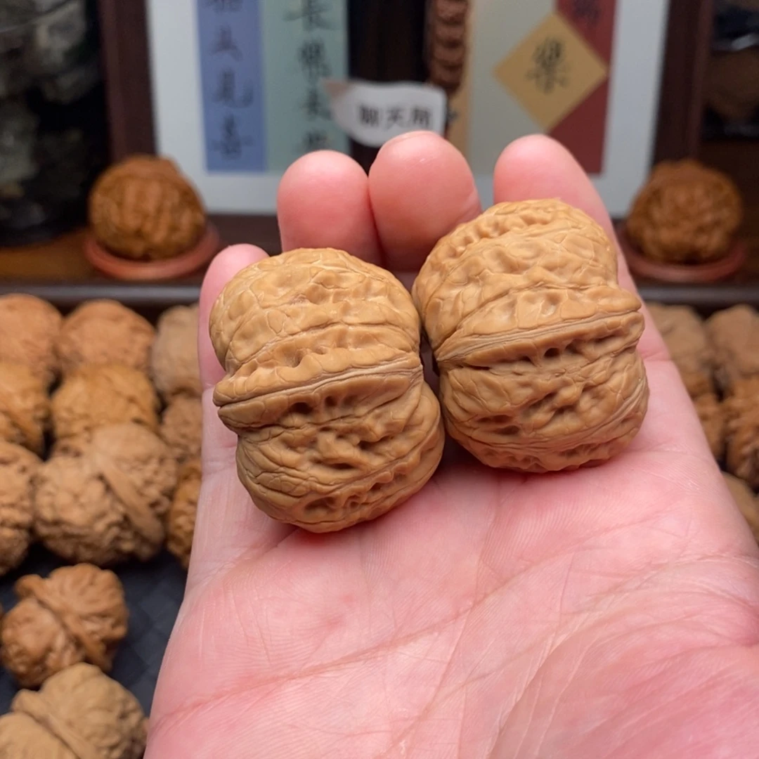 日***康吊坠文玩核桃元宝