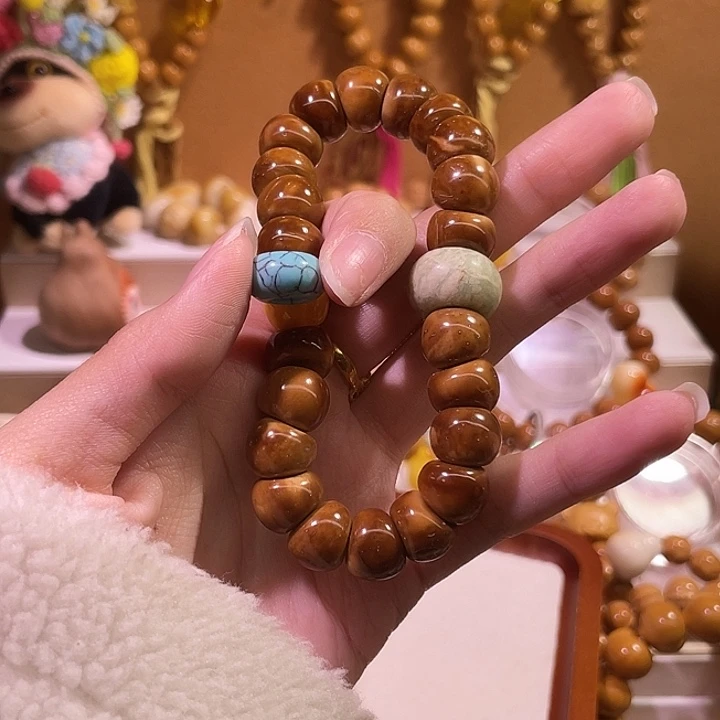任***底猴头核桃吊坠库克大肠设计款