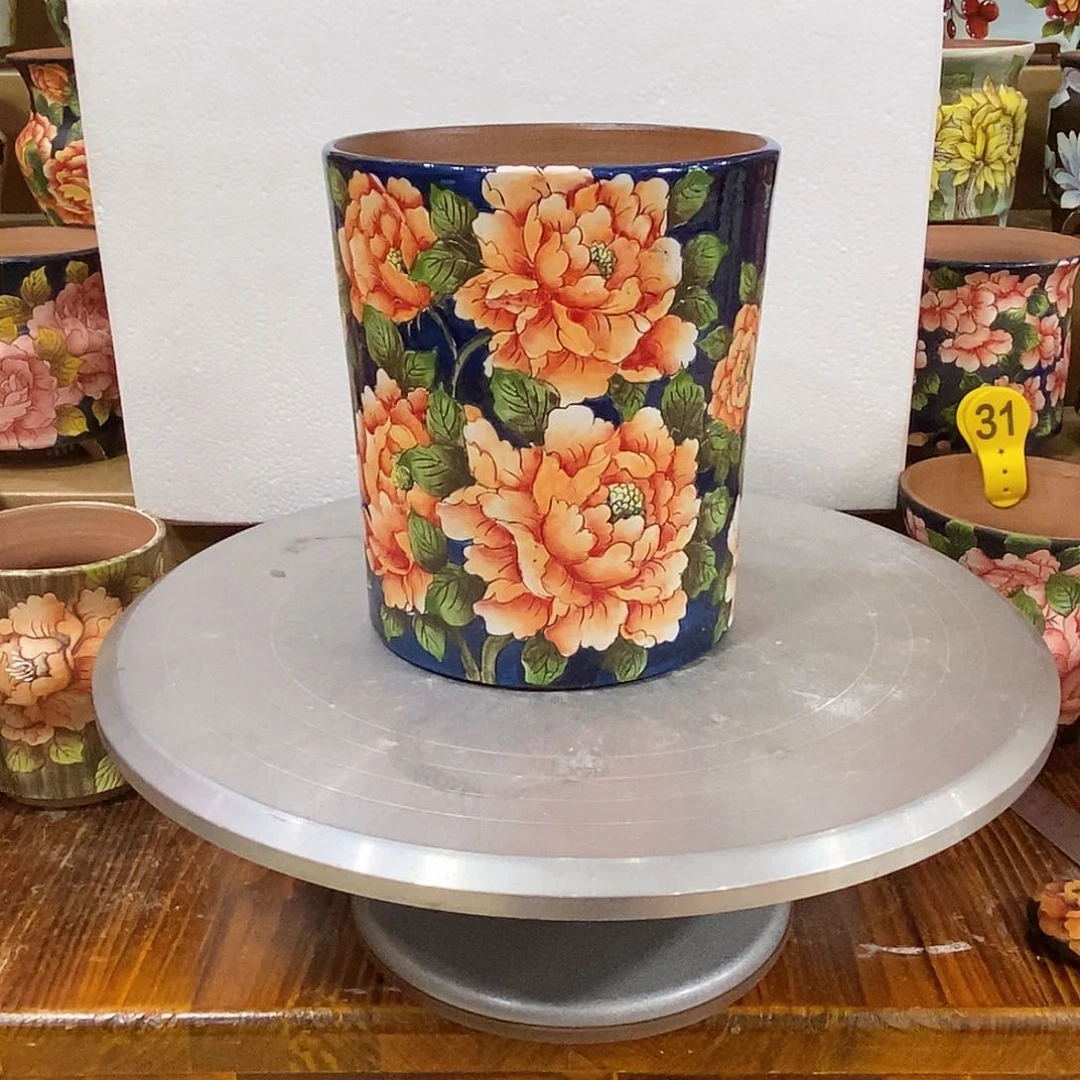 爱****宝景德镇精品手绘花盆