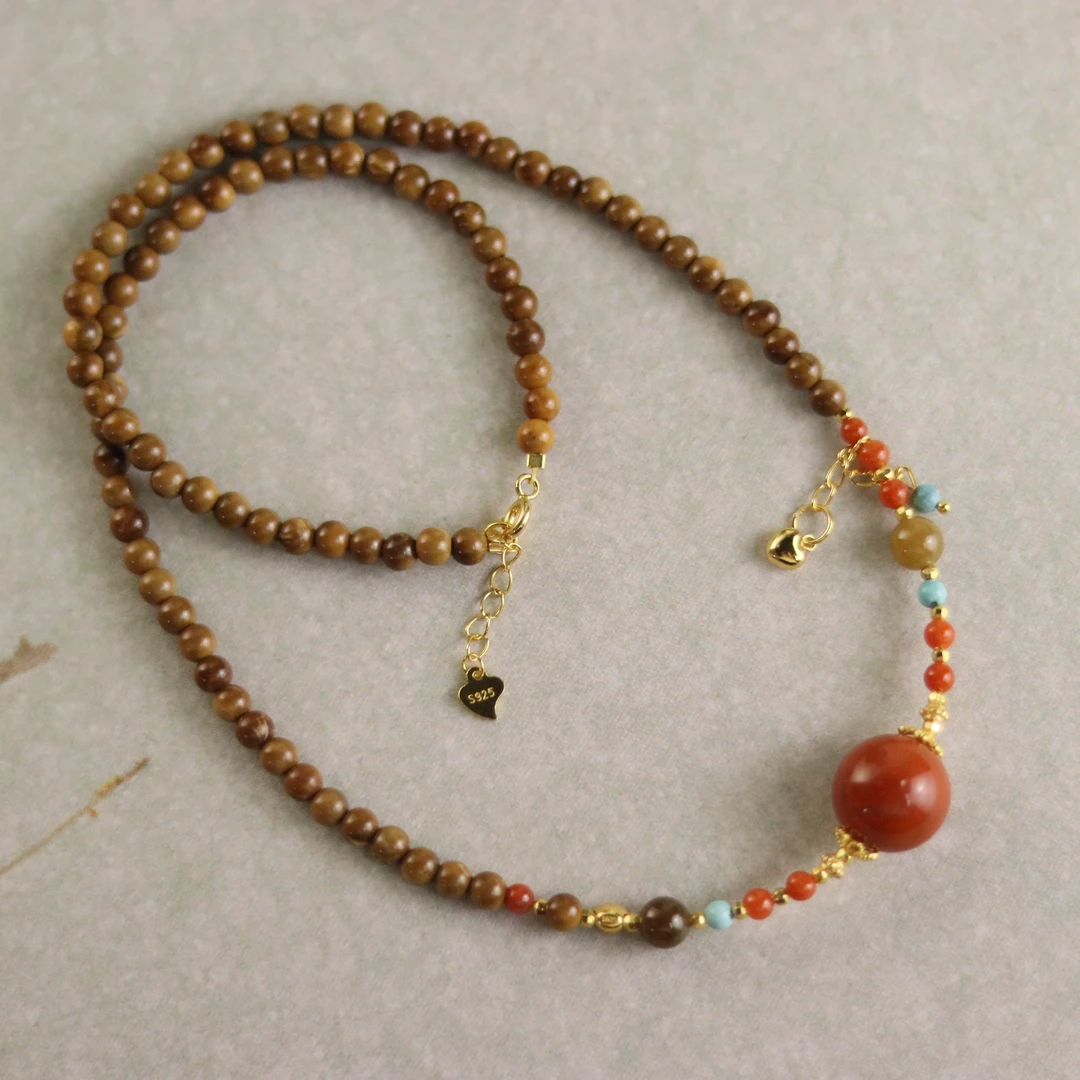 ZC10A68234[原创]库克南红项链（多样性发货)