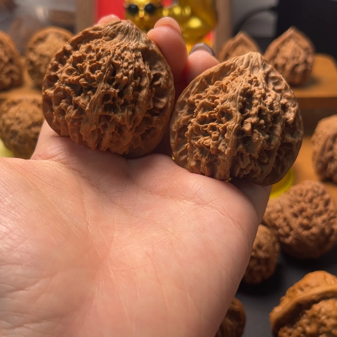 文玩核桃把件满天星46全