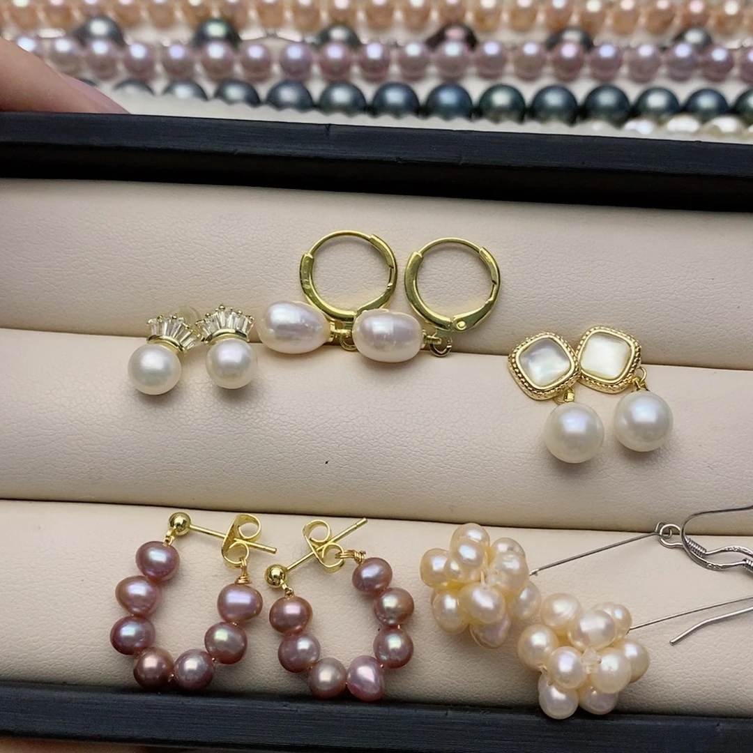 【闪购商品】未镶嵌淡水珍珠耳饰