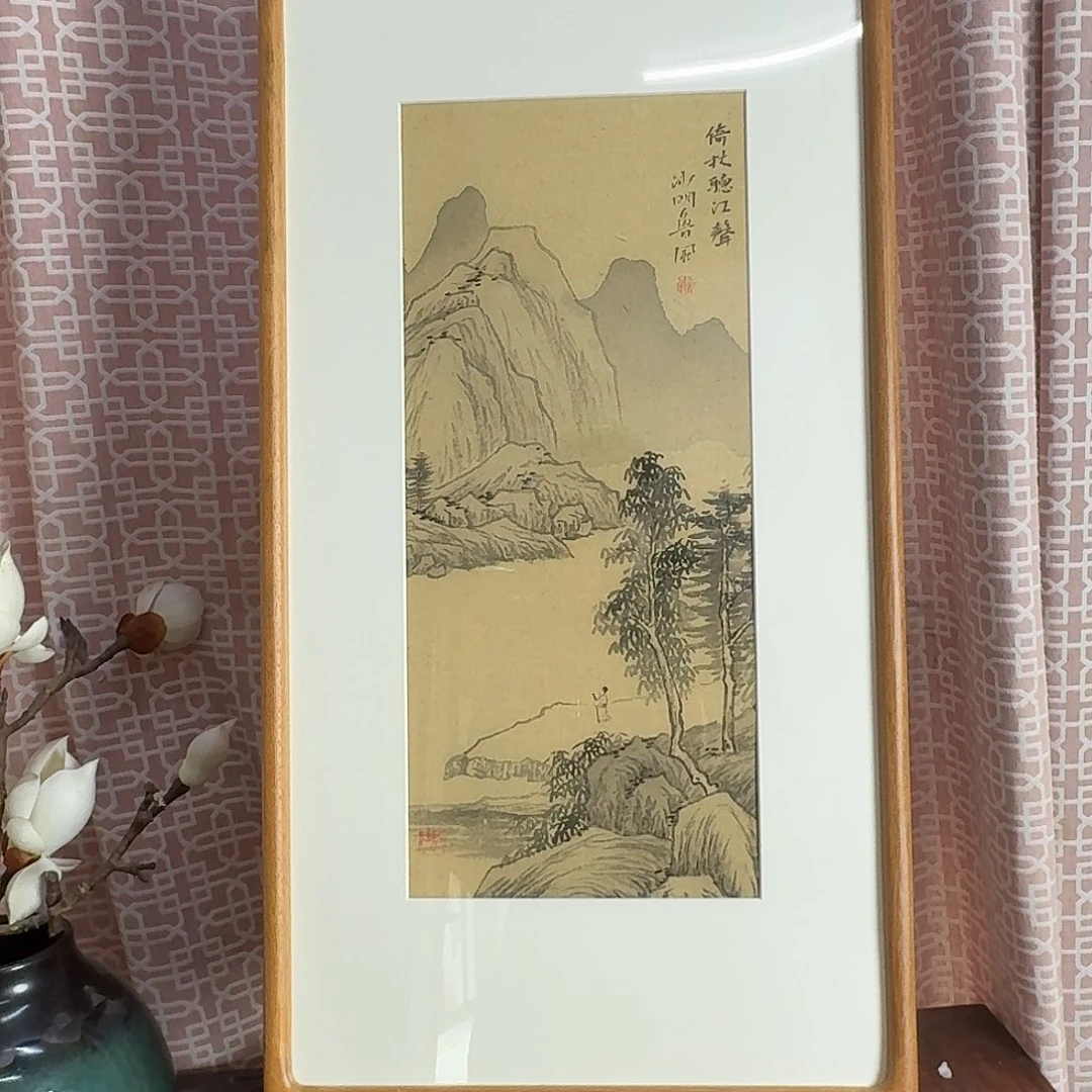 版画真人手绘作品