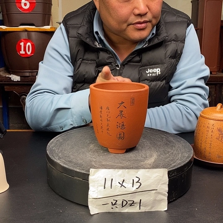 紫砂花盆货号一只DZ1